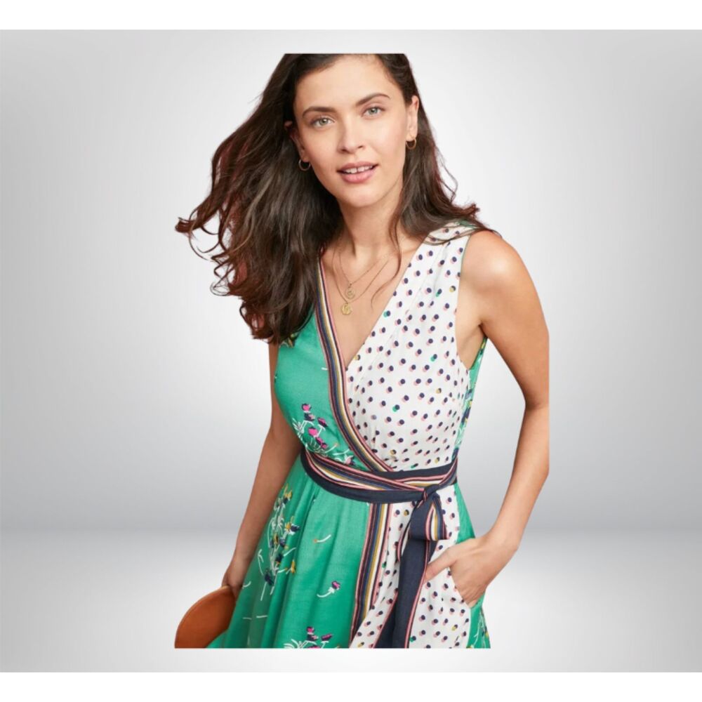 Anthropologie Maeve Botanica Dress Floral Print Sleeveless Flowy  (8)